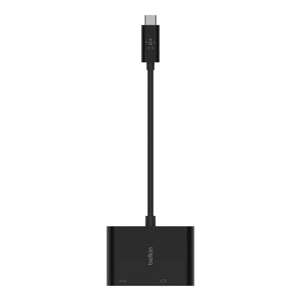 Belkin Adapter USB-C to VGA/60W PD Black