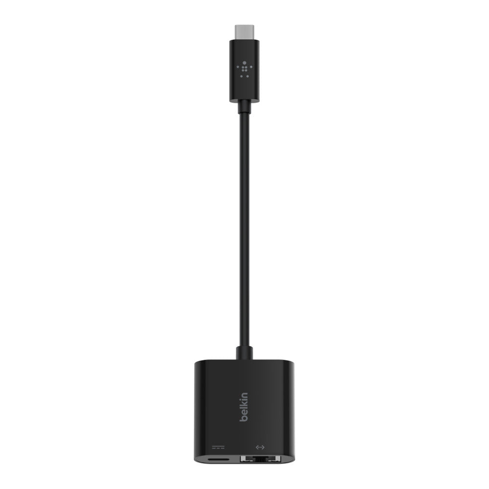 Belkin USB-C TO GIGABIT ETHERNET 60W PD Black