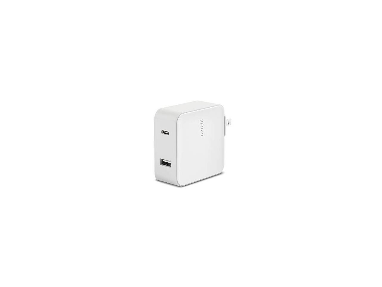 Moshi 42W ProGeo USB-C Wall Charger with USB Port - White