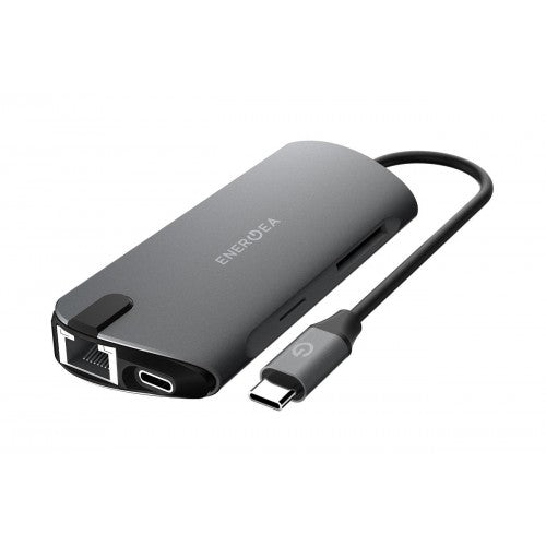 Energea Aluhub HD Pro 8-in-1 Aluminum 3.1 USB- C Hub Gunmetal
