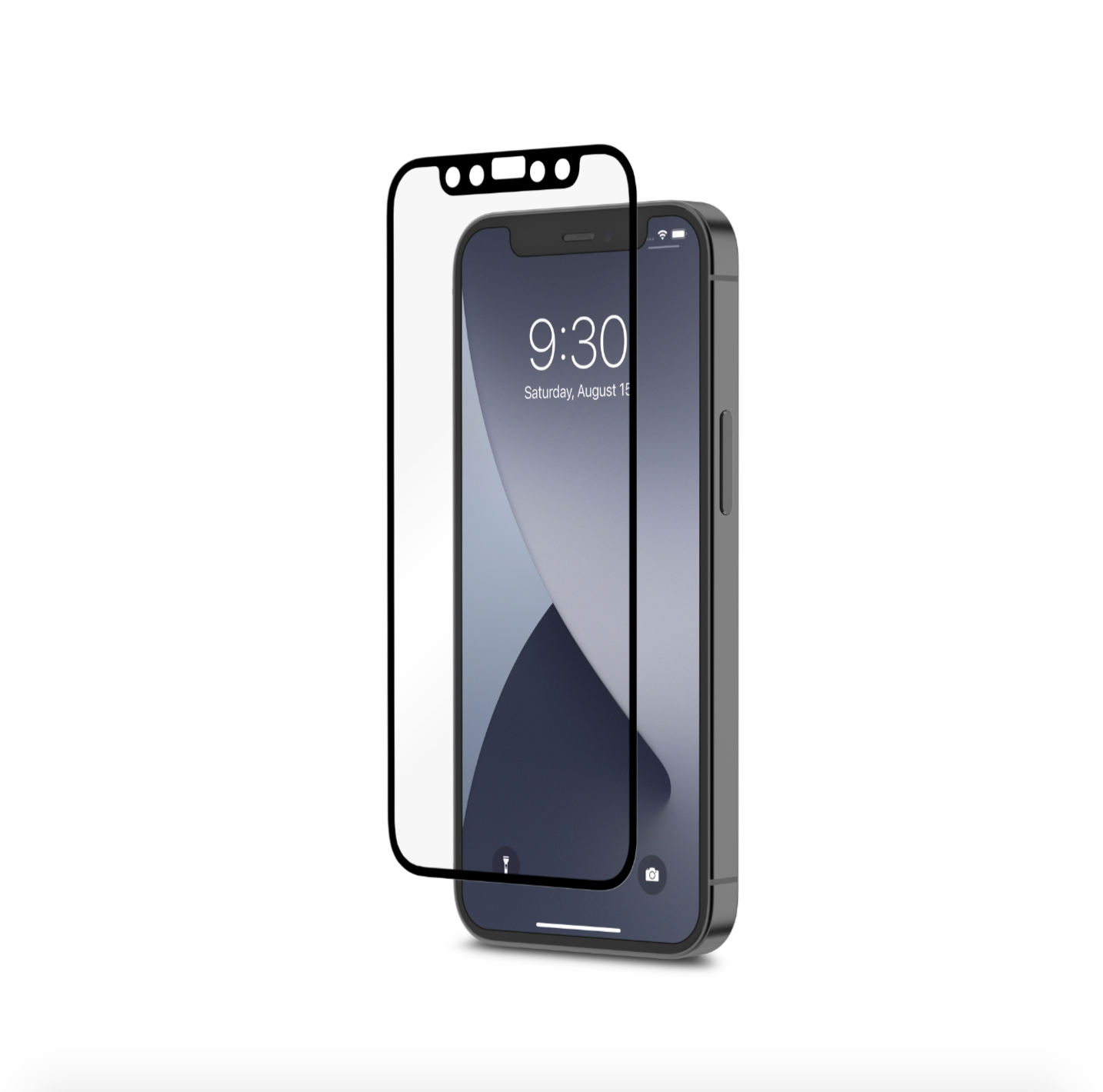 Moshi iVisor Anti Glare Tempered Glass for iPhone 12 Mini Black