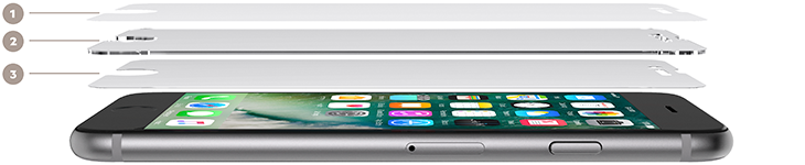 Belkin Tempered Glass TCP 2.0 iPhine 8/7/6s/6 2020