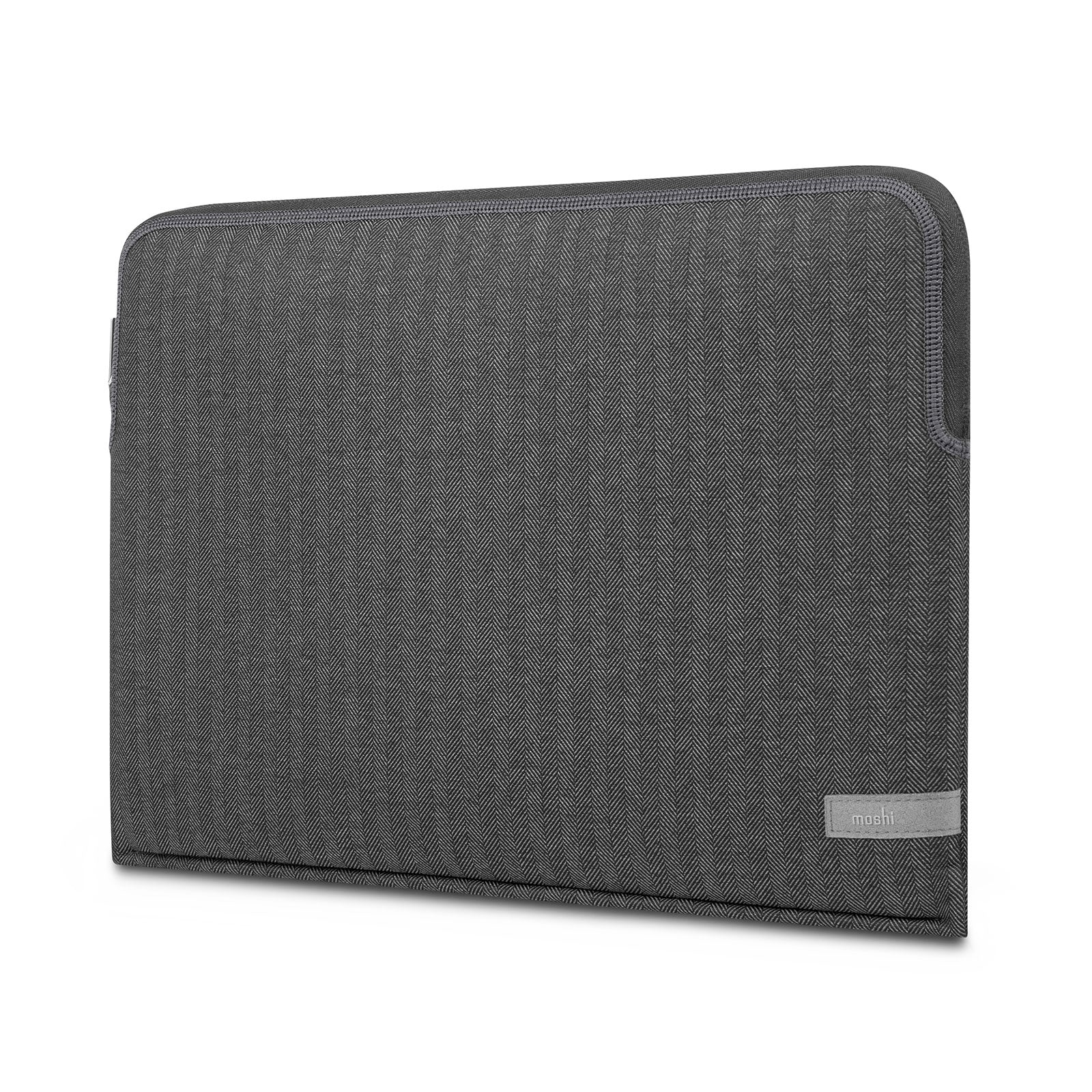 Moshi Pluma Laptop Sleeve 15/16-inch - Herringbone Gray