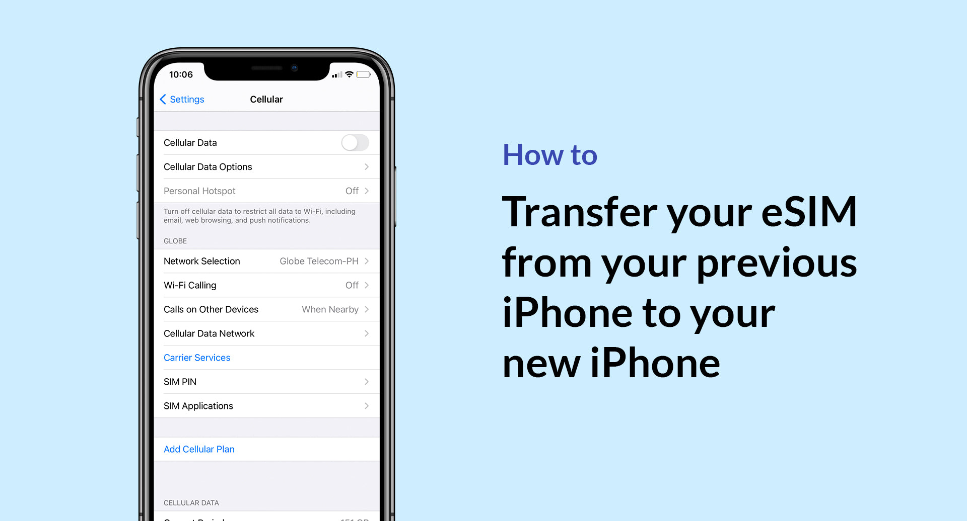 How to transfer your eSIM from your previous iPhone to your new iPhone