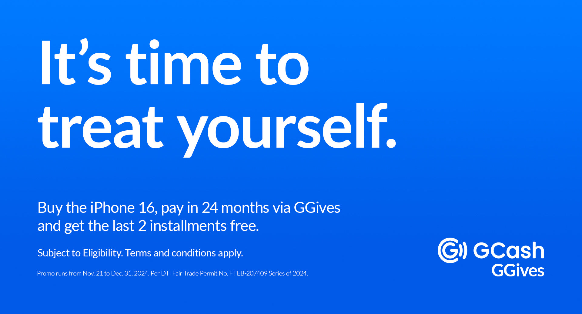 Treat yourself with easy GGives installments at iStore 🎉