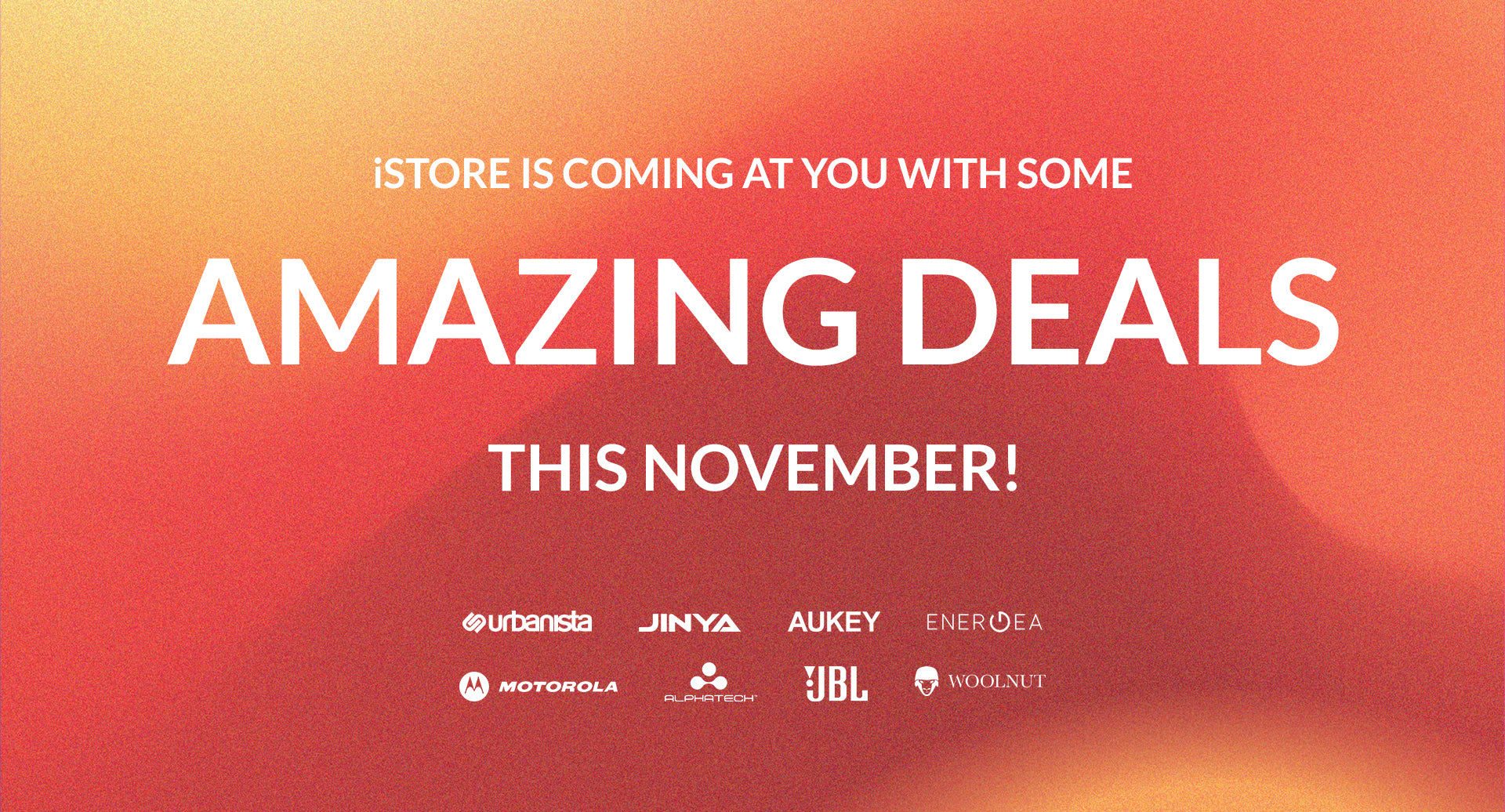 Amazing deals this November!