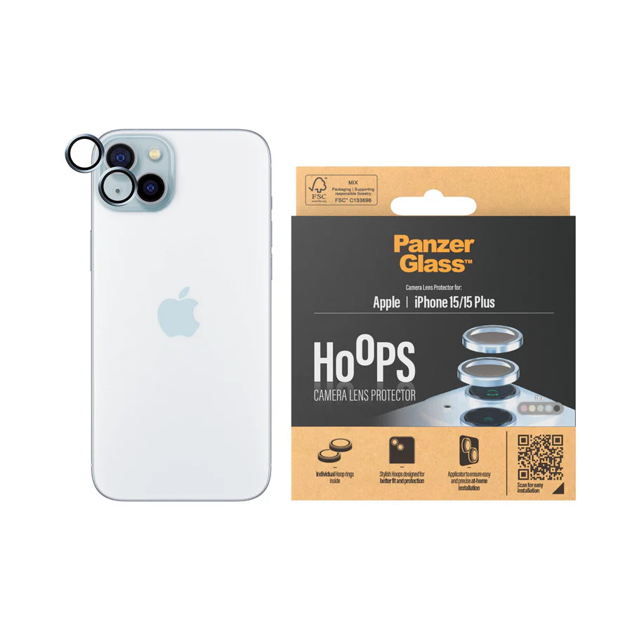 PanzerGlass Hoops Camera Lens Protector iPhone 15 | 15 Plus