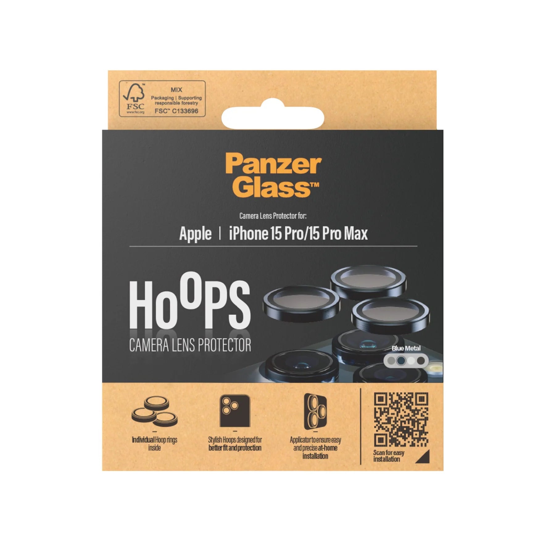 PanzerGlass Hoops for Apple iPhone 15 Pro/Pro Max