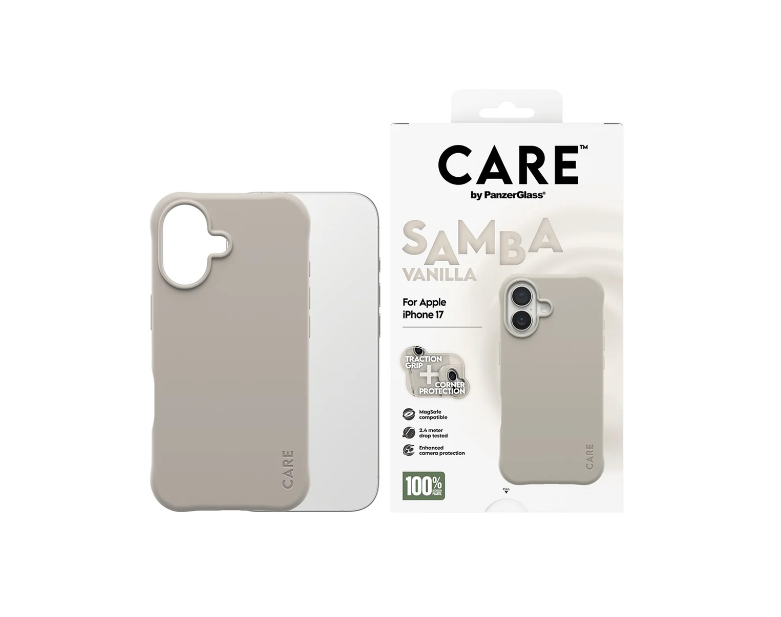 CARE Samba Case Vanilla with MagSafe for iPhone 17 Series and iPhone Air