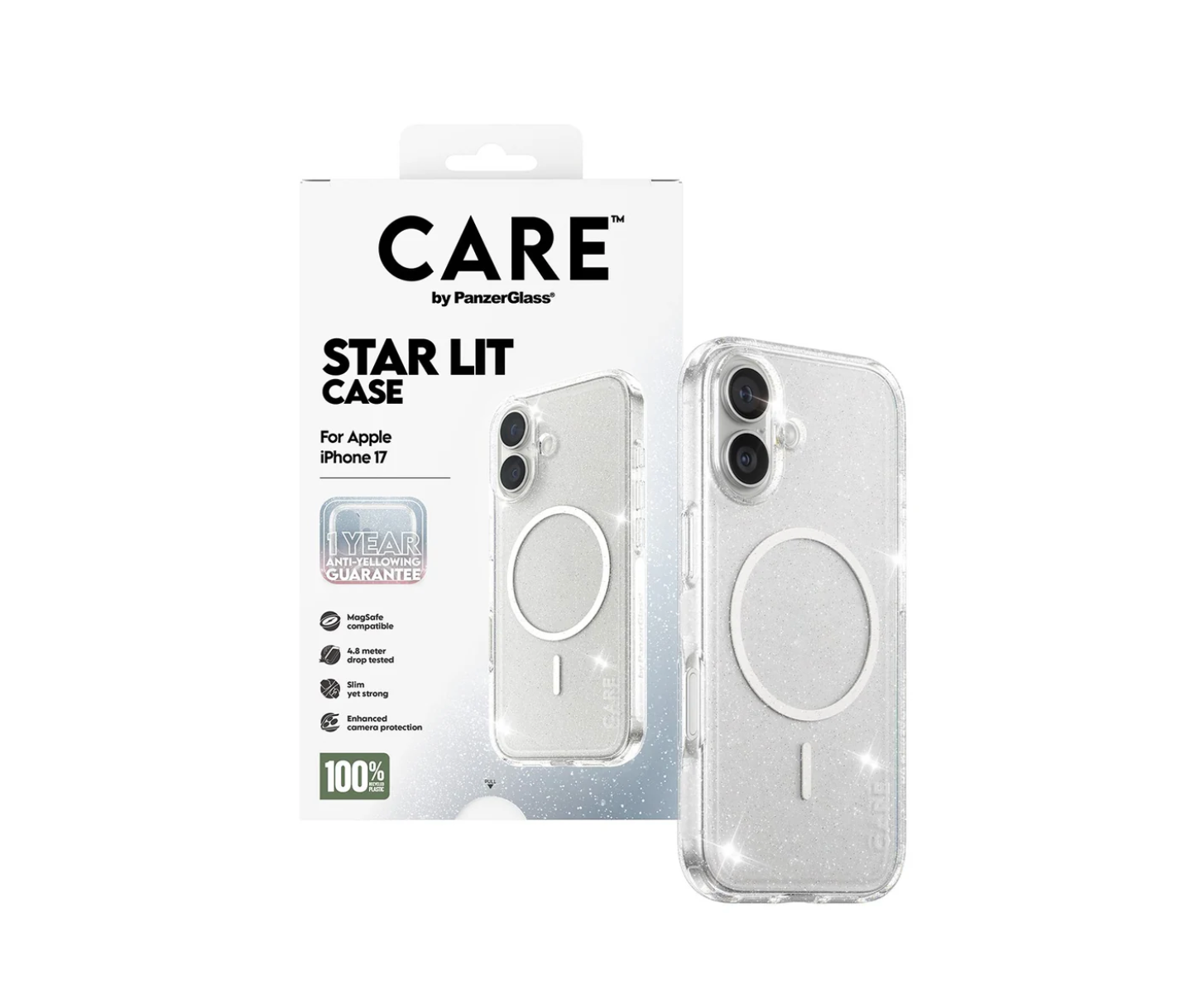 CARE Urban Explorer Case Star Lit with White MagSafe for iPhone 17 Series and iPhone Air