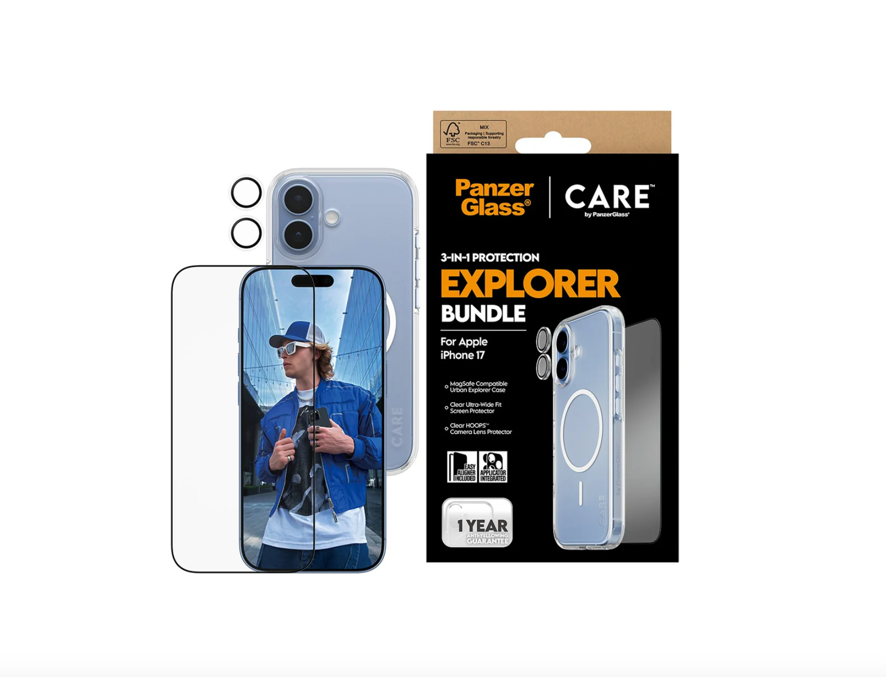CARE Urban Explorer 3-in-1 Bundle for iPhone 17 Series and iPhone Air