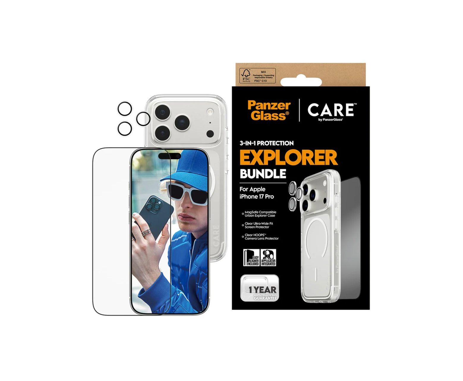 CARE Urban Explorer 3-in-1 Bundle for iPhone 17 Series and iPhone Air