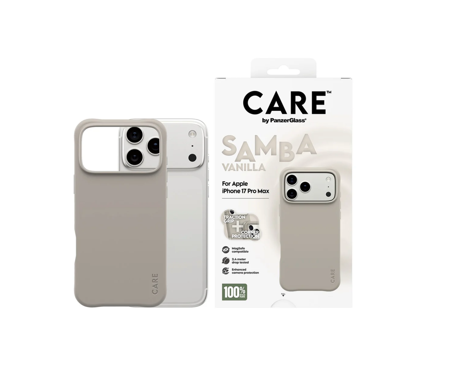 CARE Samba Case Vanilla with MagSafe for iPhone 17 Series and iPhone Air
