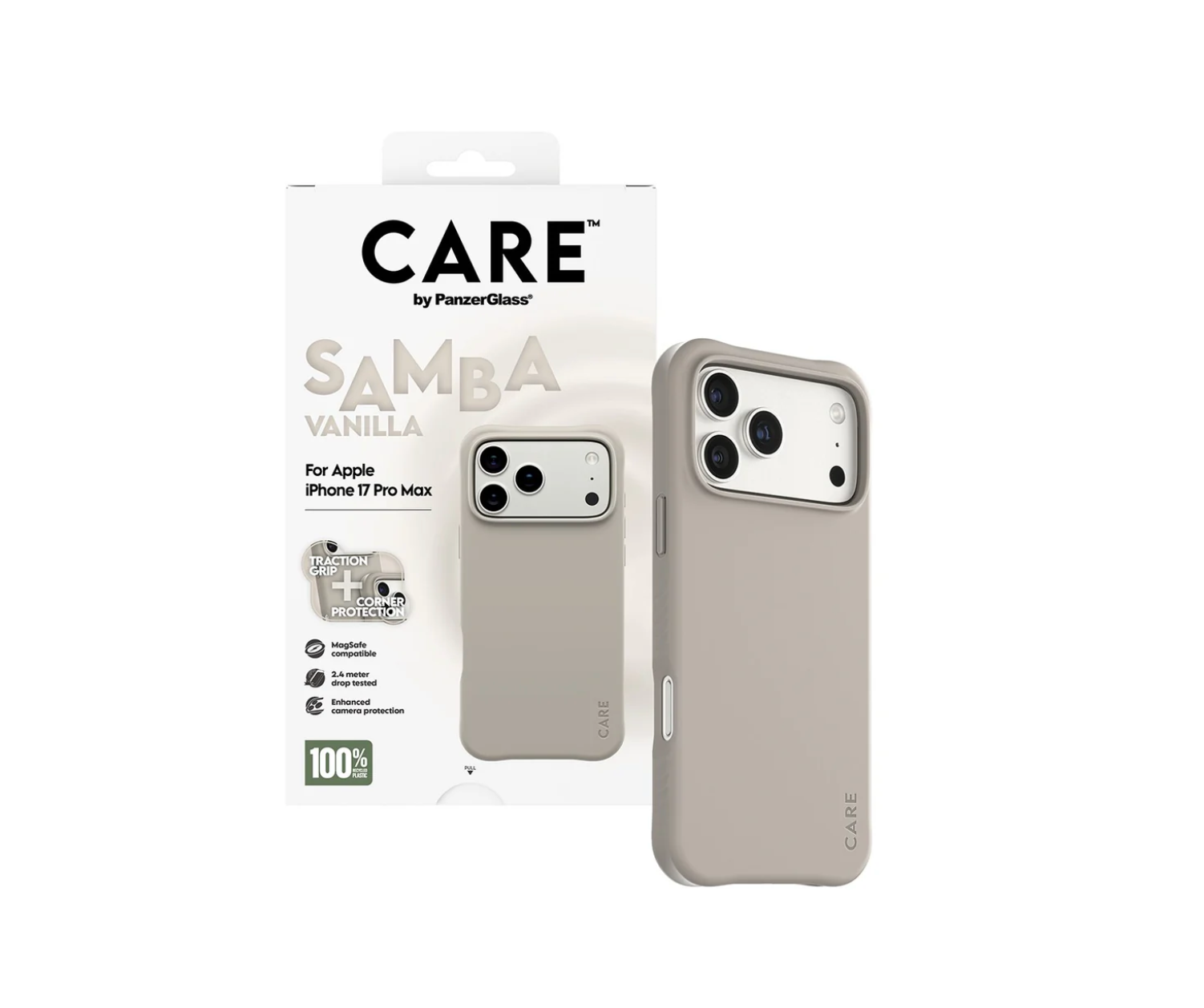 CARE Samba Case Vanilla with MagSafe for iPhone 17 Series and iPhone Air