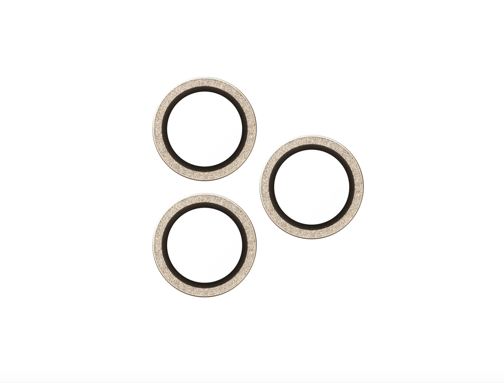 PanzerGlass Hoops Camera Lens Protector Glitter Gold for iPhone 17 Series and iPhone Air