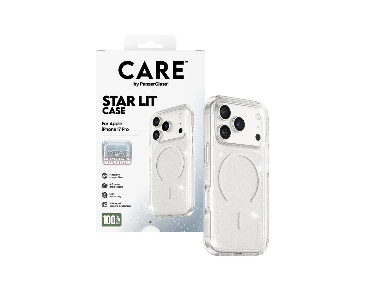 CARE Urban Explorer Case Star Lit with White MagSafe for iPhone 17 Series and iPhone Air
