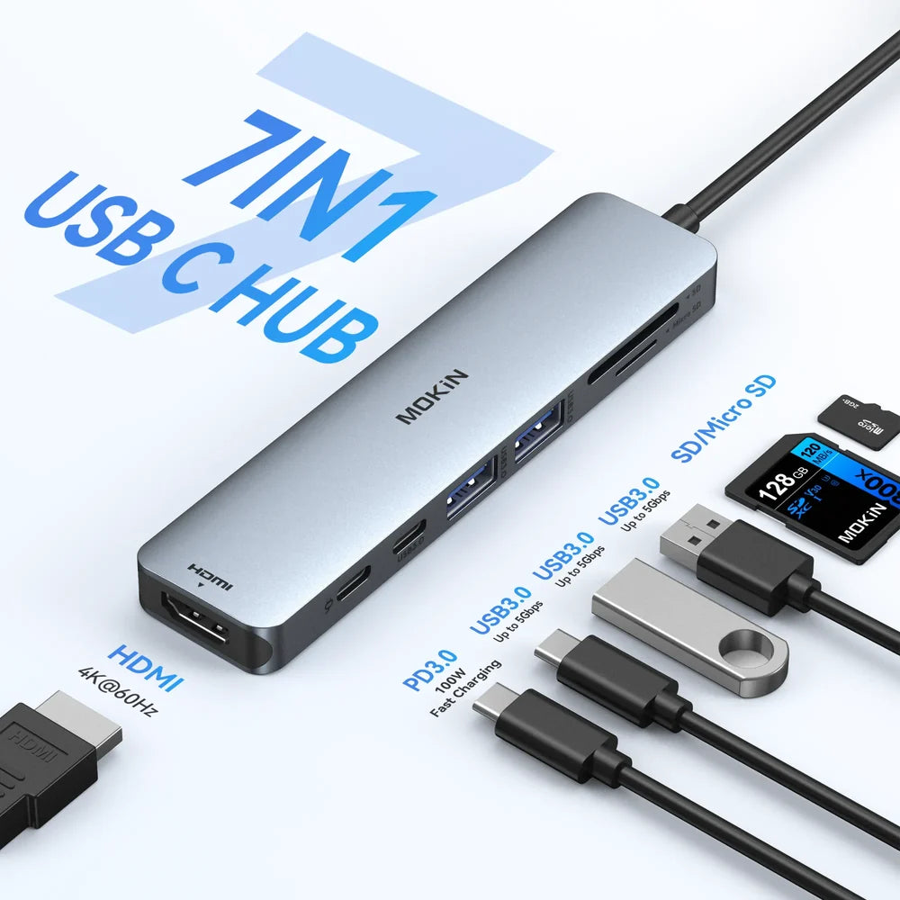 MOKiN 7-in-1 USB-C Hub