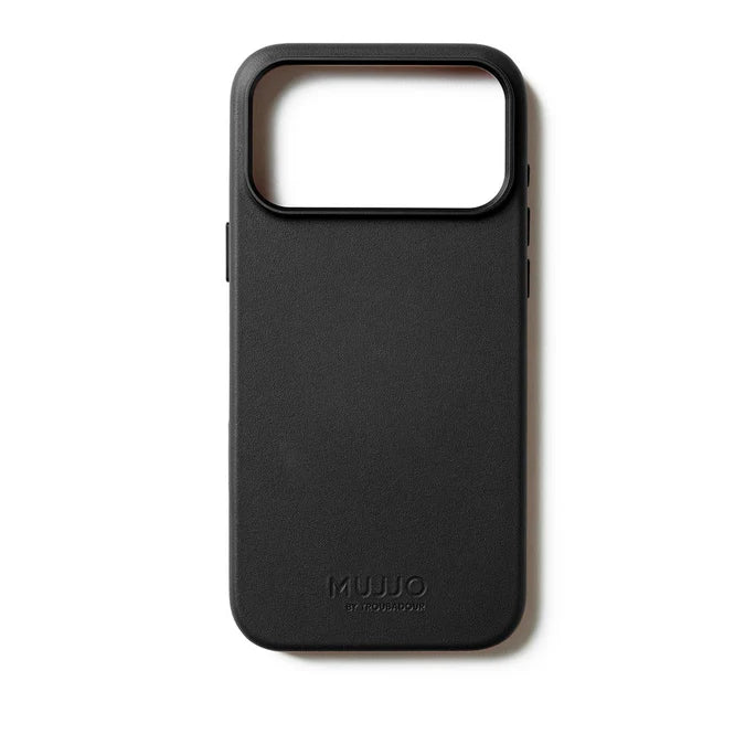 Mujjo Full Leather Case for iPhone 17 Pro / Pro Max Black