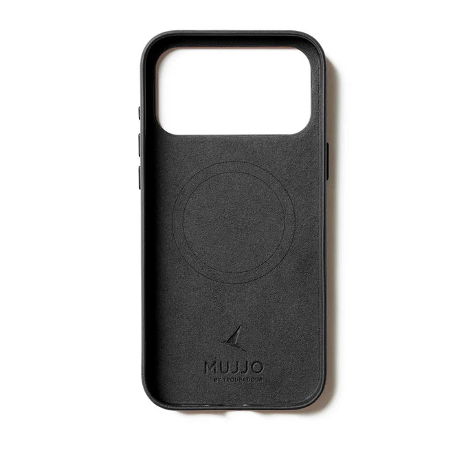 Mujjo Full Leather Case for iPhone 17 Pro / Pro Max Black
