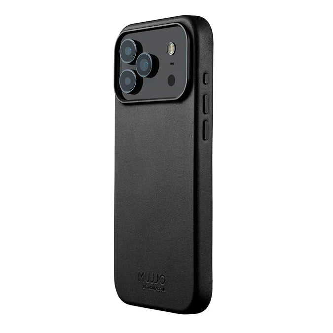 Mujjo Full Leather Case for iPhone 17 Pro / Pro Max Black