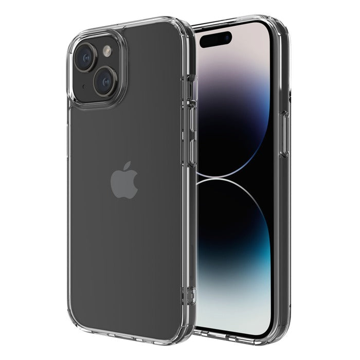 QDOS Hybrid Case for iPhone 15 Series - Clear