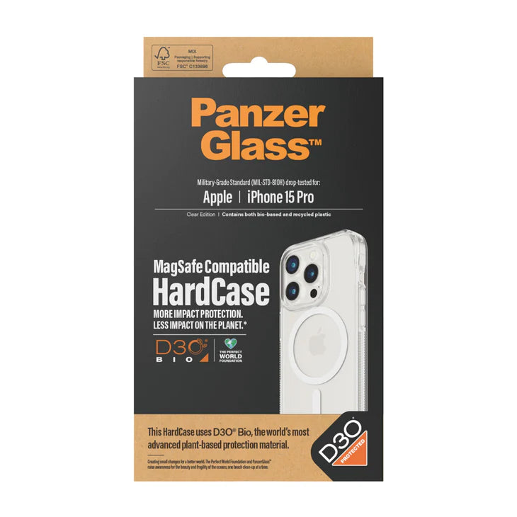 PanzerGlass Hard Case Magsafe Compatible with D30 for iPhone 15 Series