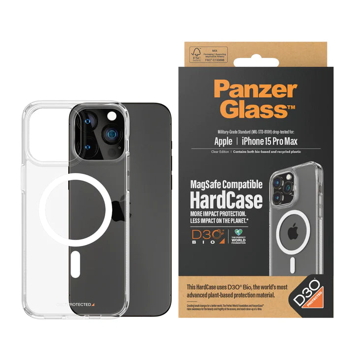 PanzerGlass Hard Case Magsafe Compatible with D30 for iPhone 15 Series