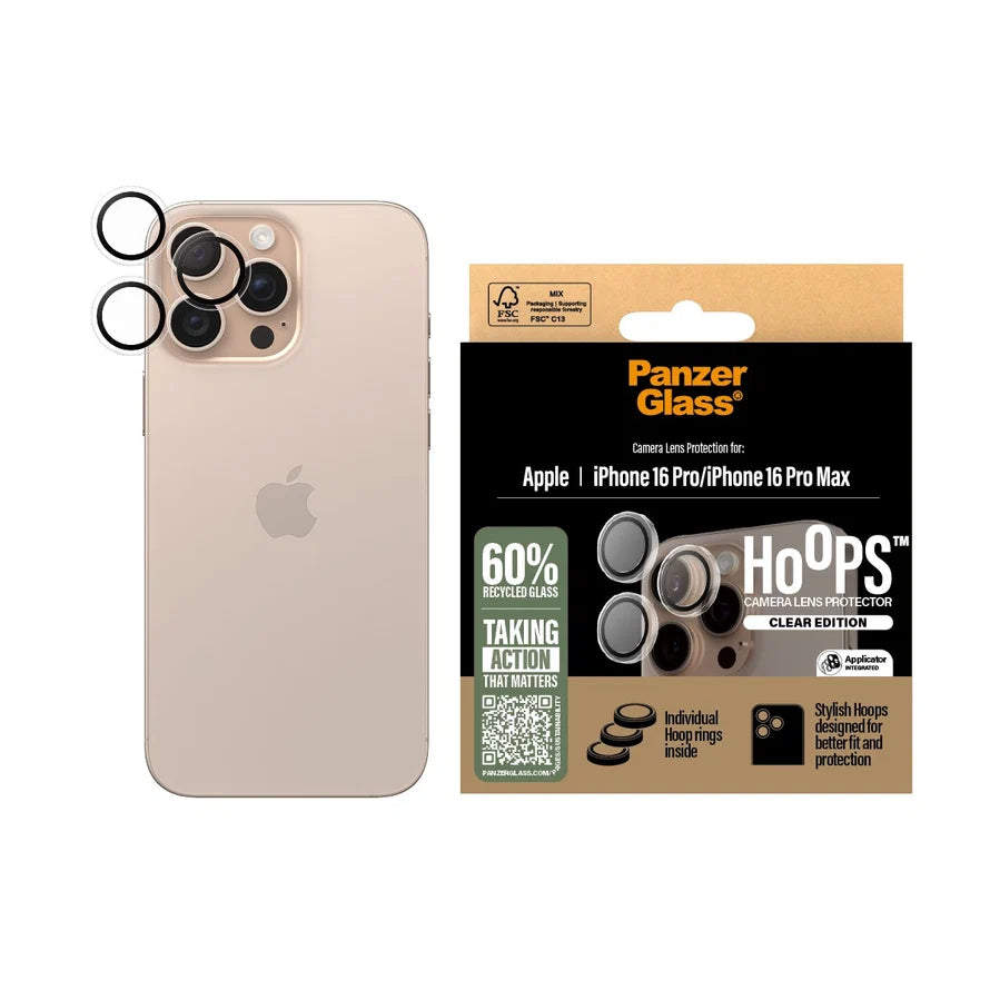 PanzerGlass Hoops Lens Protector for iPhone 16 Series