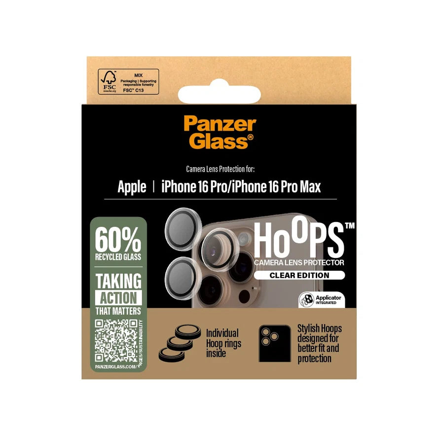 PanzerGlass Hoops Lens Protector for iPhone 16 Series