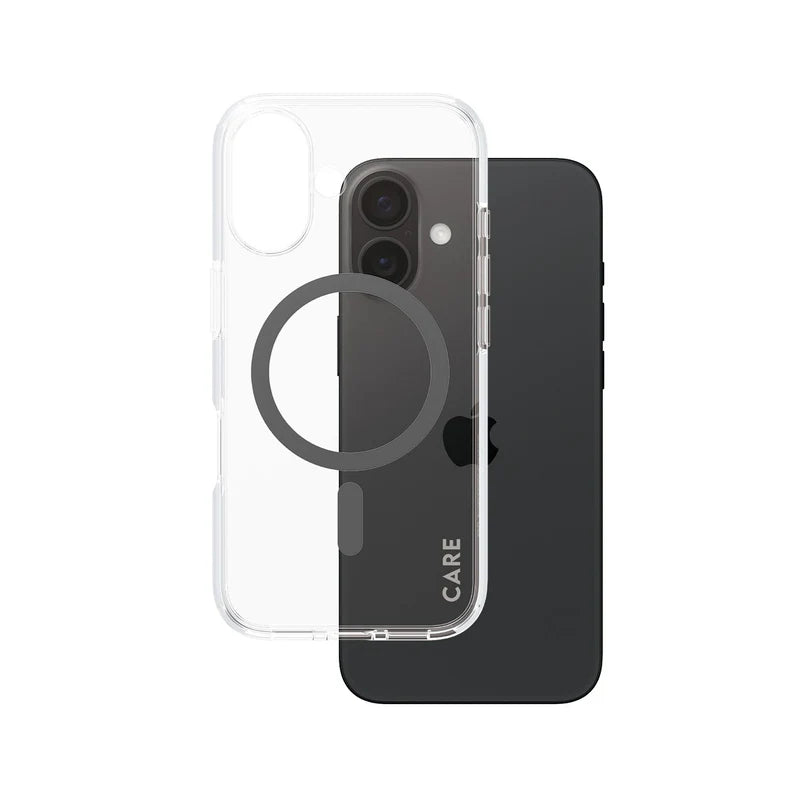 Care Flagship Case Transparent Urban Combat w/ Black MagSafe iPhone 16 Series