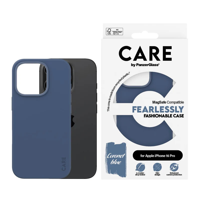 Care Fashionable Case Blue w/ MagSafe for iPhone 16 Series