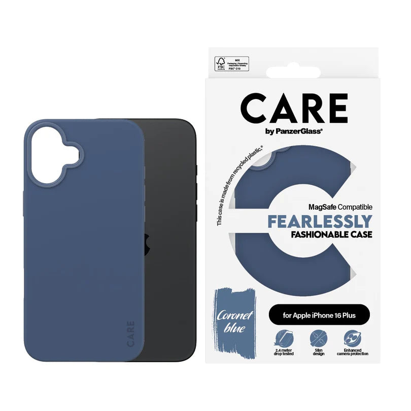 Care Fashionable Case Blue w/ MagSafe for iPhone 16 Series