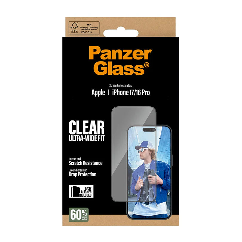 PanzerGlass Screen Protector for iPhone 17 Series & iPhone Air Ultra-Wide Fit