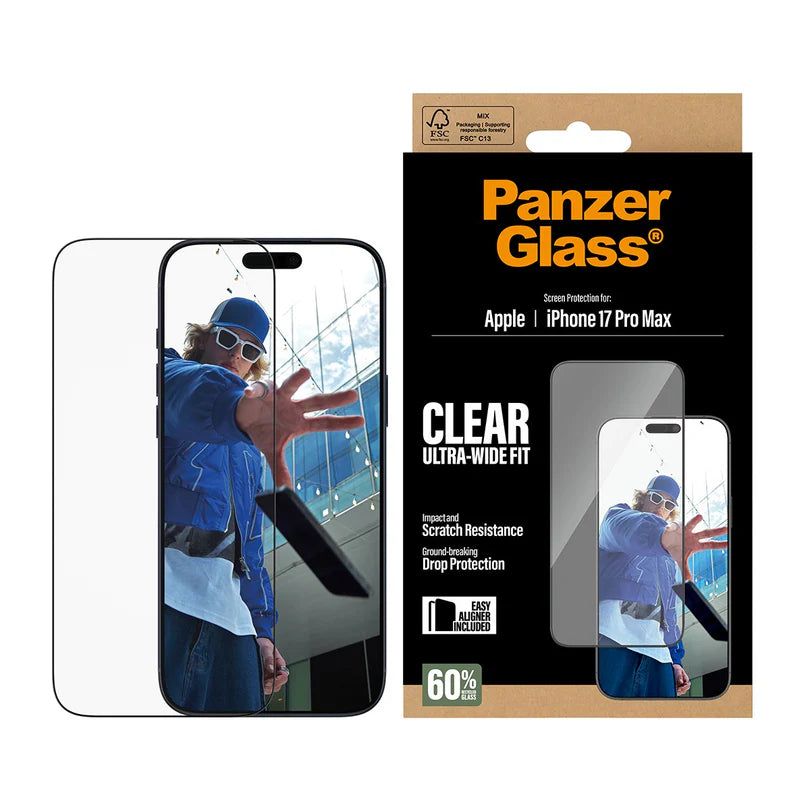 PanzerGlass Screen Protector for iPhone 17 Series & iPhone Air Ultra-Wide Fit