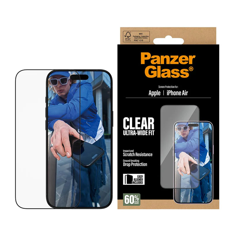 PanzerGlass Screen Protector for iPhone 17 Series & iPhone Air Ultra-Wide Fit