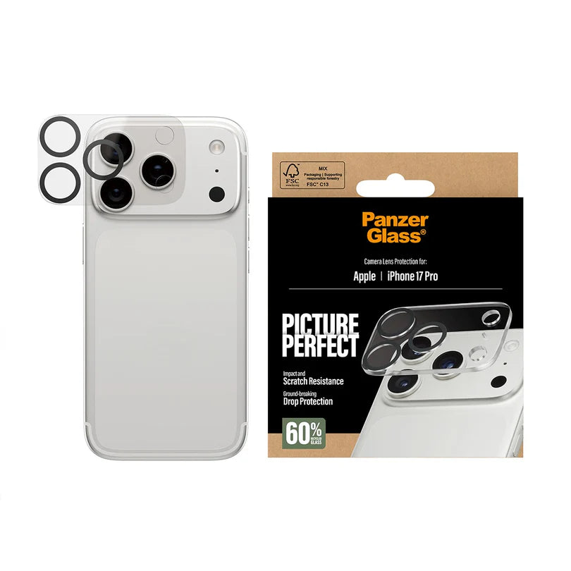 PanzerGlass PicturePerfect Camera Lens Protector for iPhone Air & iPhone 17 Series