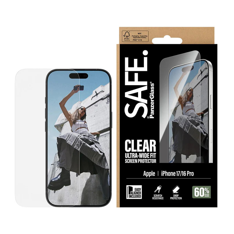 SAFE Screen Protector Ultra-Wide Fit for iPhone 17 Series and iPhone Air