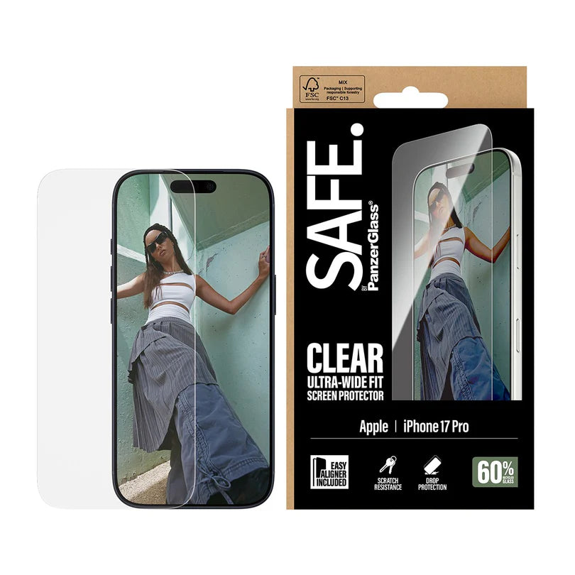 SAFE Screen Protector Ultra-Wide Fit for iPhone 17 Series and iPhone Air