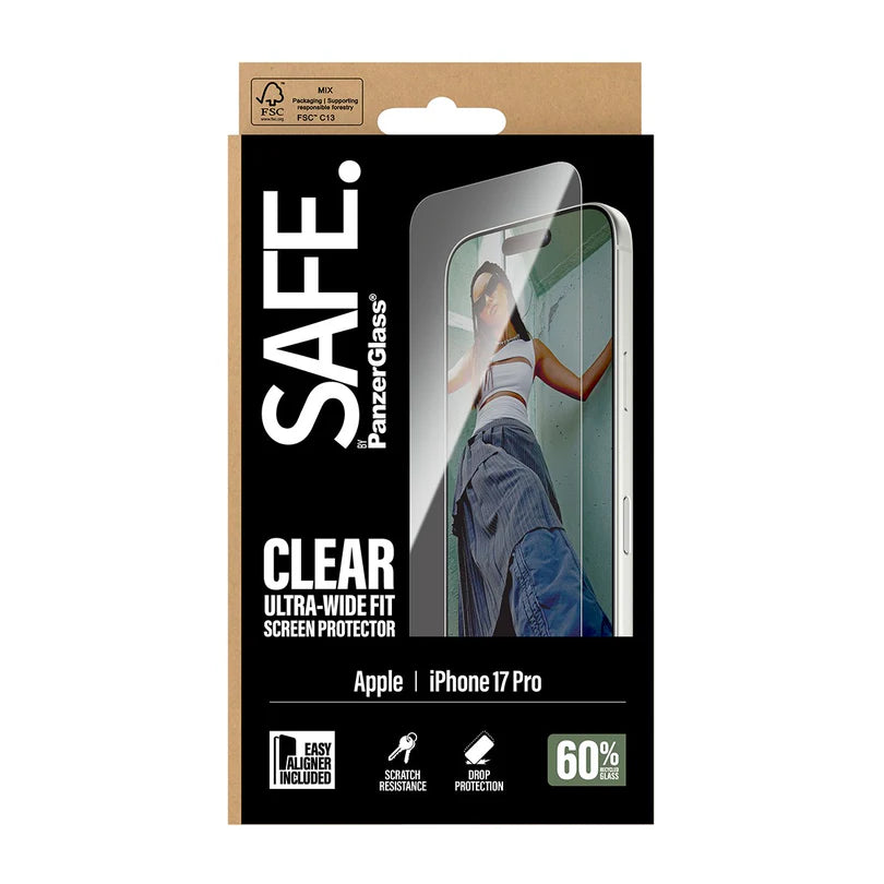 SAFE Screen Protector Ultra-Wide Fit for iPhone 17 Series and iPhone Air