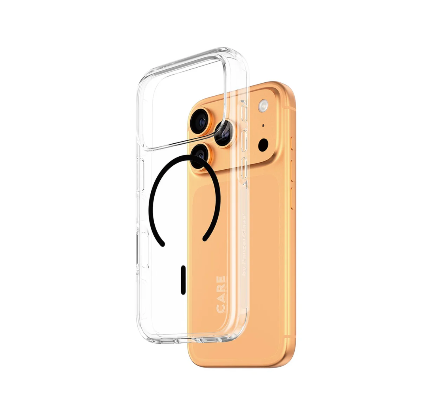 CARE Urban Explorer Case Transparent with Black MagSafe iPhone Air