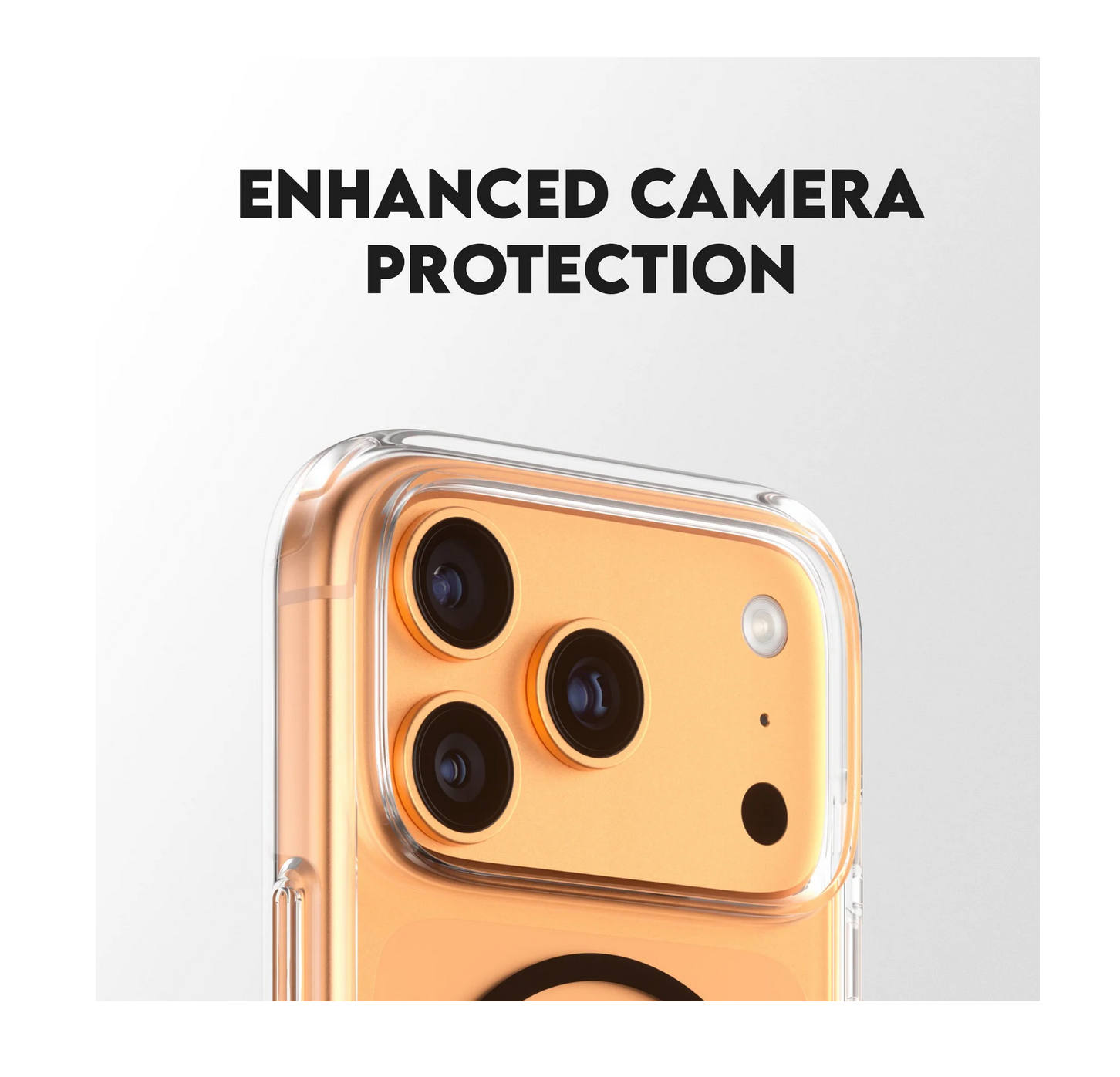 CARE Urban Explorer Case Transparent with Black MagSafe iPhone Air