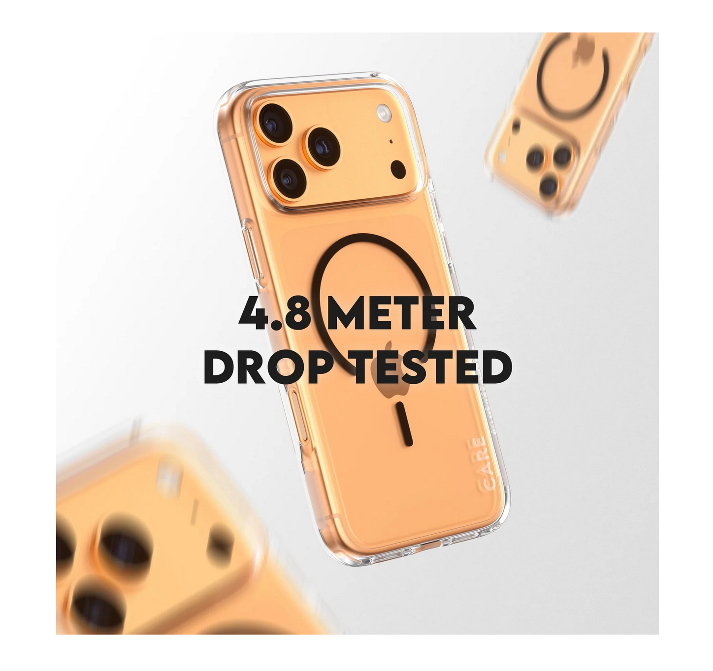 CARE Urban Explorer Case Transparent with Black MagSafe iPhone Air