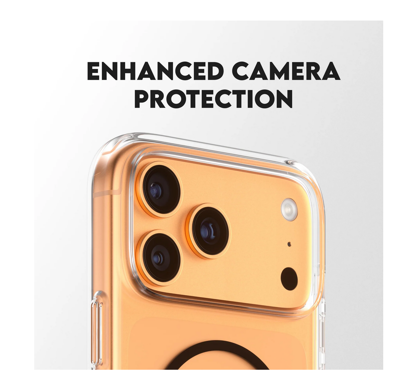 CARE Urban Explorer Case Transparent with Black MagSafe iPhone Air