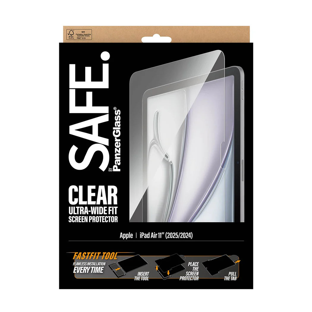 SAFE TemperedGlass Ultra Wide Fit for iPad (2024-2025)