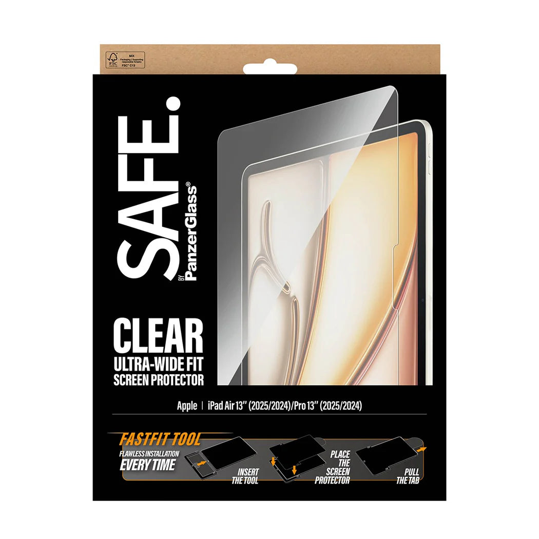 SAFE TemperedGlass Ultra Wide Fit for iPad (2024-2025)
