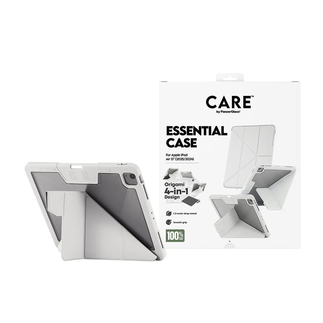 Care TPU Essential Case for iPad (2024-2025) Grey