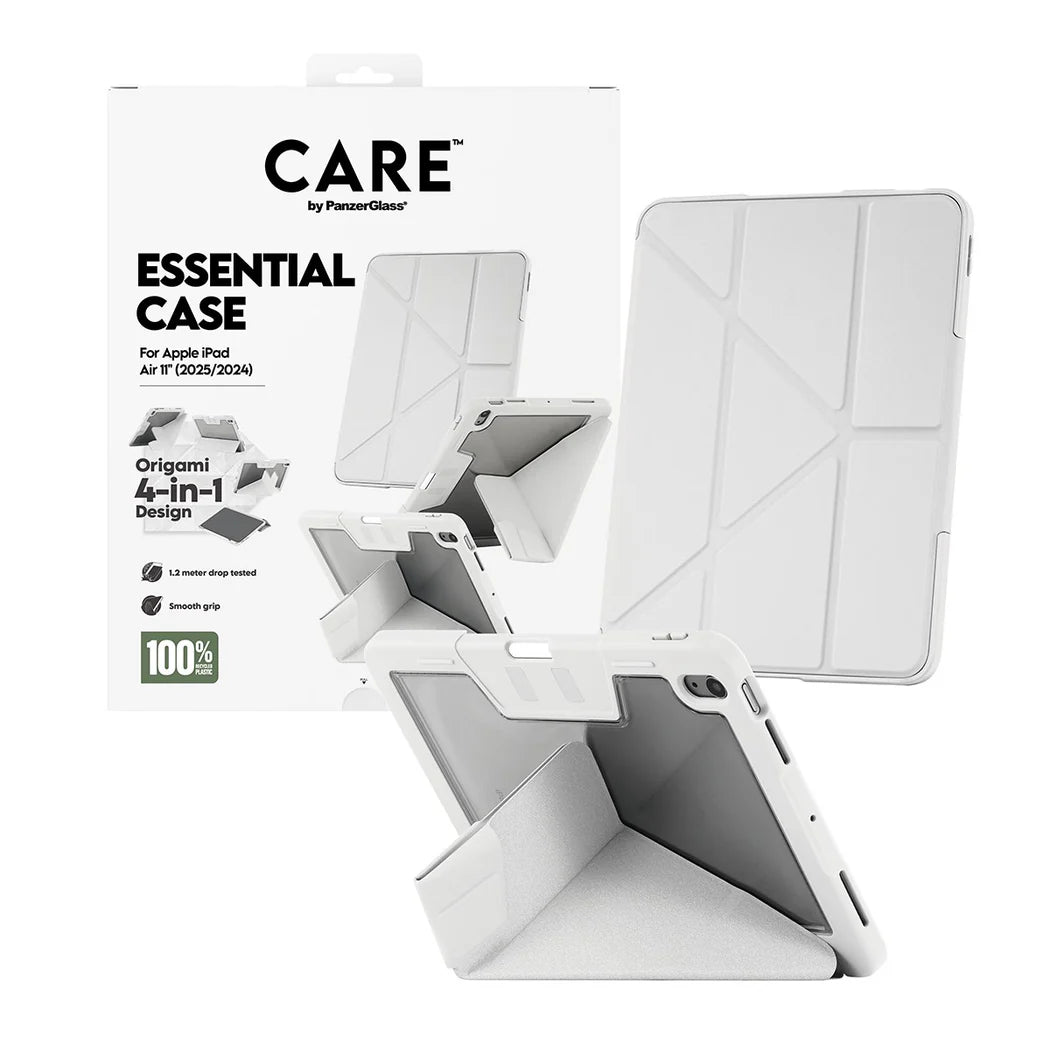 Care TPU Essential Case for iPad (2024-2025) Grey