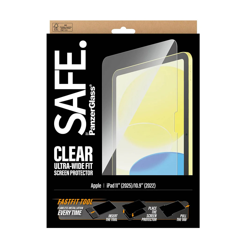SAFE TemperedGlass Ultra Wide Fit for iPad (2024-2025)