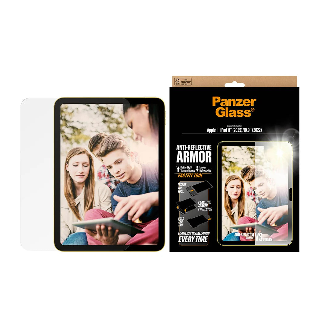 PanzerGlass Anti-Reflective Armor TemperedGlass Ultra Wide Fit for iPad (2024-2025)