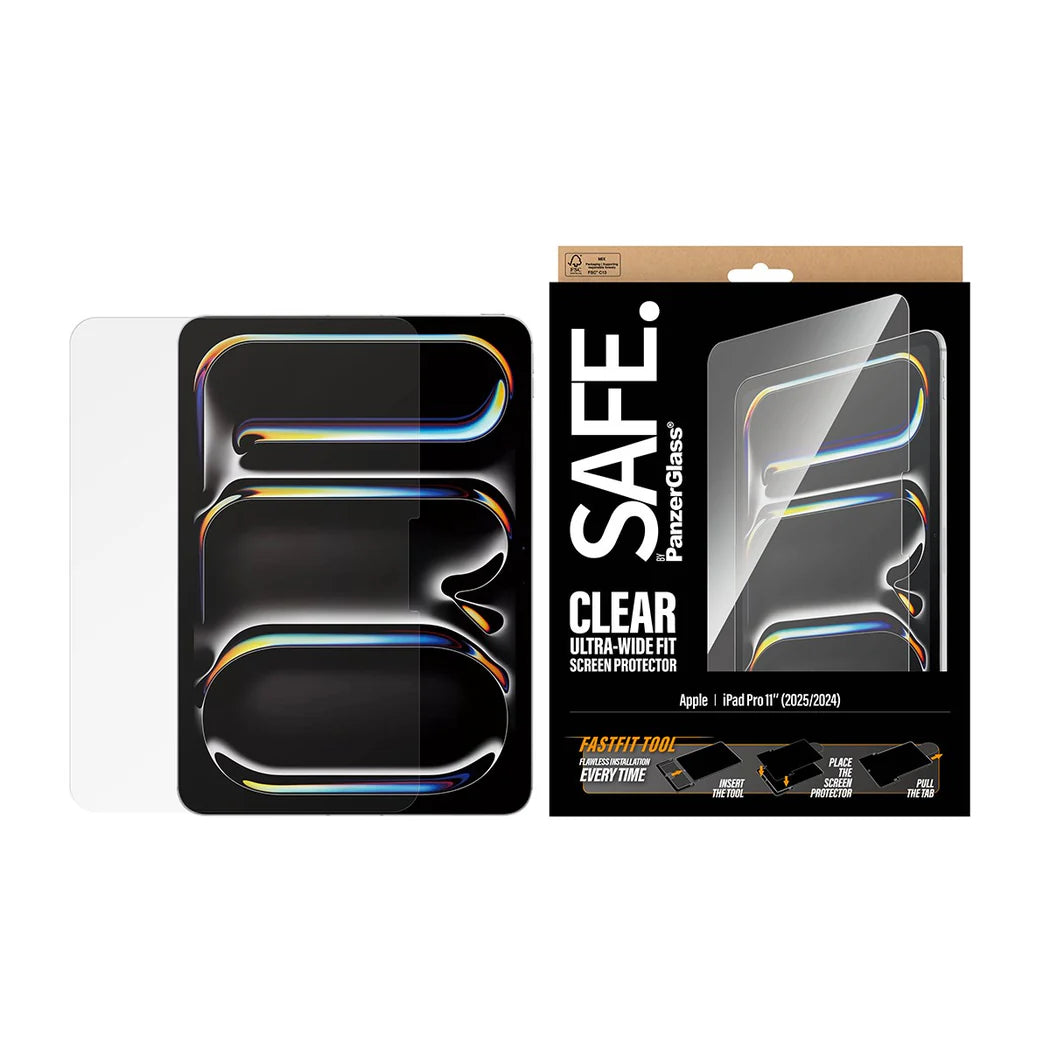 SAFE TemperedGlass Ultra Wide Fit for iPad (2024-2025)